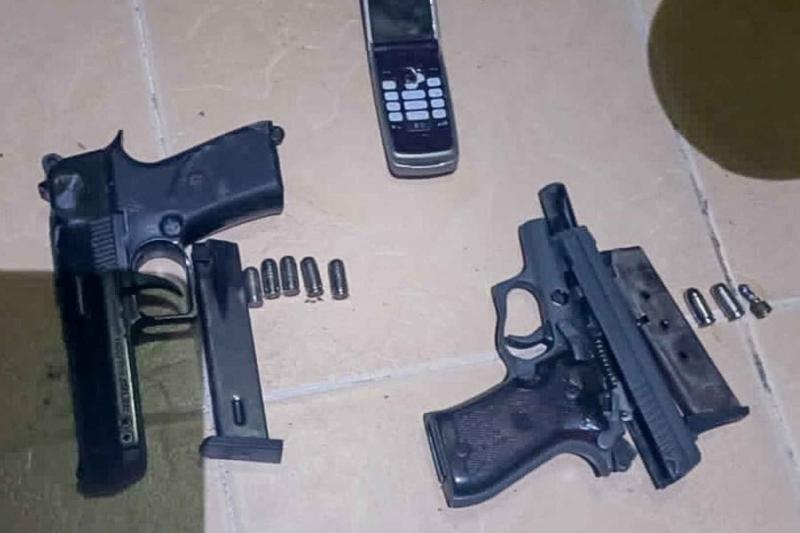 File image of two firearms recovered by police officers.